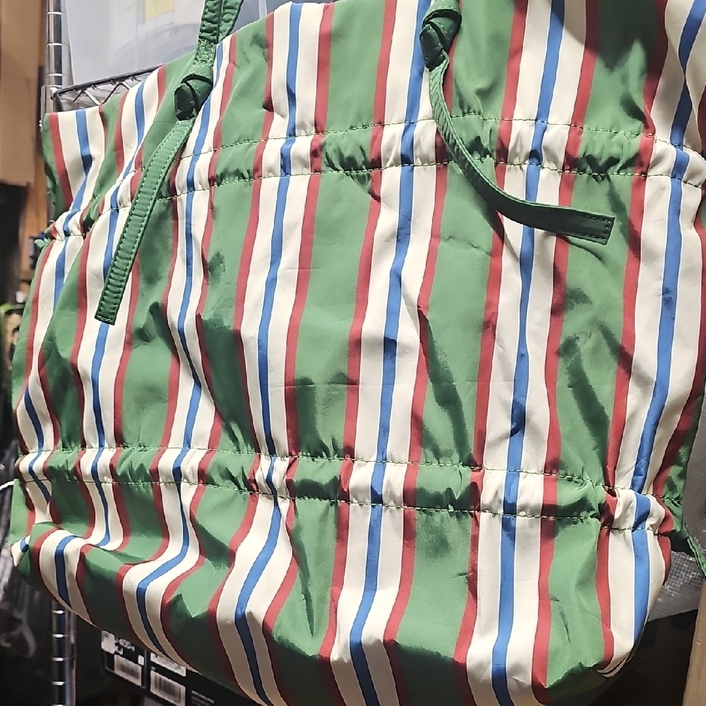 Asos/topshop Nylon Striped Tote